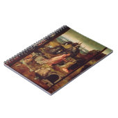 Altarstuk van de Hermits (olie op het paneel) Notitieboek (Linkerzijde)