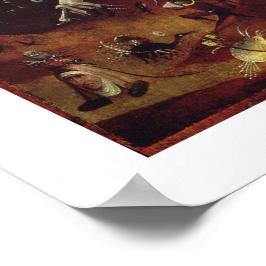 Altarstuk van de Hermits (olie op het paneel) Poster (Hoek)