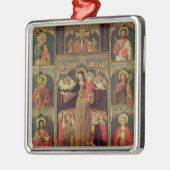 Altarstuk van de Maagd van de Rosary, c.1500 Metalen Ornament (Links)