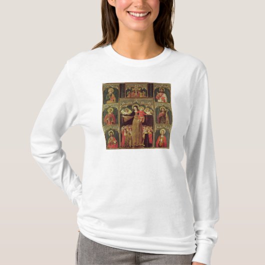 Altarstuk van de Maagd van de Rosary, c.1500 T-shirt (Voorkant)