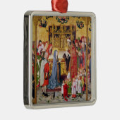 Altarstuk van de zeven vreugde van de Maagd Metalen Ornament (Rechts)