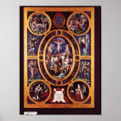 Altarstuk van Sainte-Chapelle Poster (Voorkant)