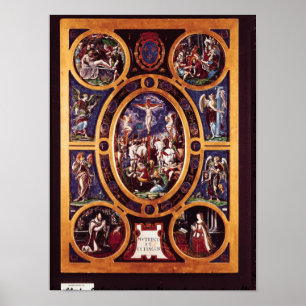 Altarstuk van Sainte-Chapelle Poster