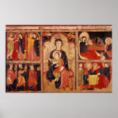 Altarstuk van St. Maria de Avila Poster (Voorkant)