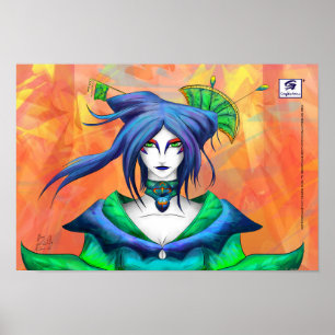 AltDelta: Blauw Geisha Poster