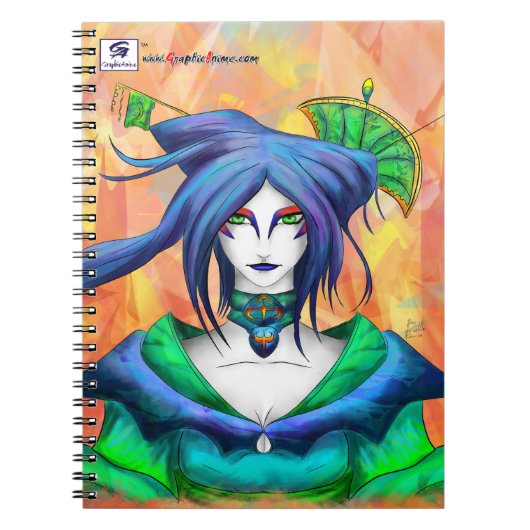 AltDelta: Blue Geisha Notitieboek (Voorkant)