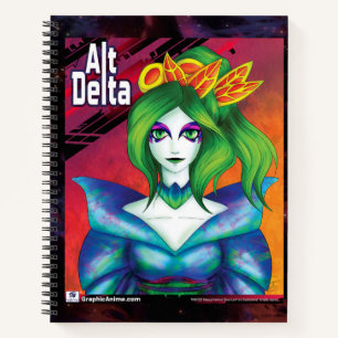 AltDelta schetsboek: Kabuki Green Notitieboek