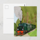 Alte Eisenbahn Briefkaart (Voorkant / Achterkant)