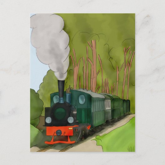 Alte Eisenbahn Briefkaart (Voorkant)