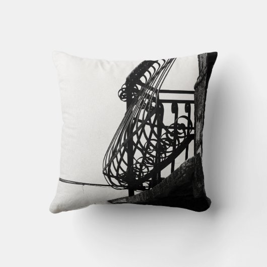 Alte Stadt Dekokissen Kussen (Achterkant)