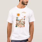 Altea Spanje mooi wit dorpslandschap kleding T-shirt (Voorkant)