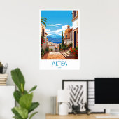 Altea Vintage Reisposter Ski Nationaal Park Poster (Thuiskantoor)