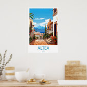 Altea Vintage Reisposter Ski Nationaal Park Poster (Keuken)