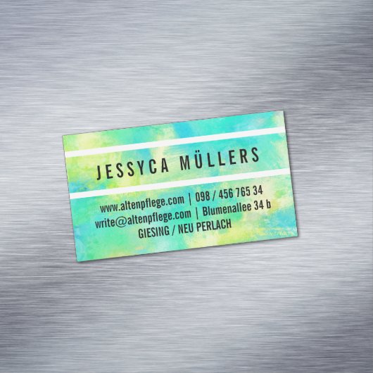Altenpflege Magnetische Visitenkarte Magnetisch Visitekaartje (Voorbeeld)