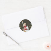 Alter Boy Bearing Candle  Easter Ronde Sticker (Envelop)
