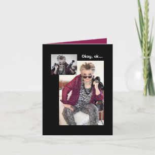 Alter Ego Gemiste Birthday Folded Wenskaart Kaart