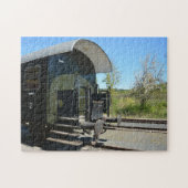 Alter Eisenbahnwagen Legpuzzel (Horizontaal)