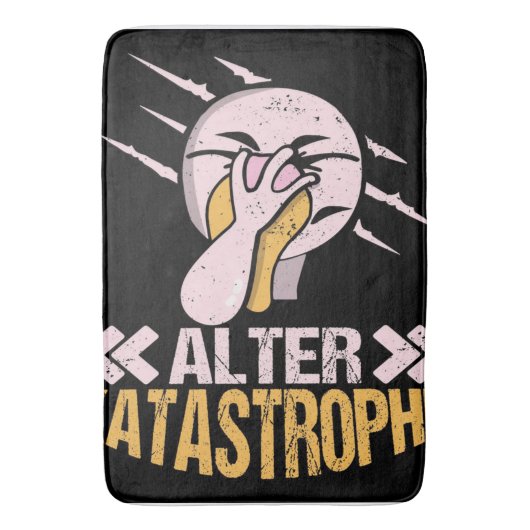 Alter Katastrophe Flamingo | Cadeaueigenaar Flamin Badmat (Voorkant Verticaal)