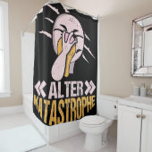 Alter Katastrophe Flamingo | Cadeaueigenaar Flamin Douchegordijn (In situ)