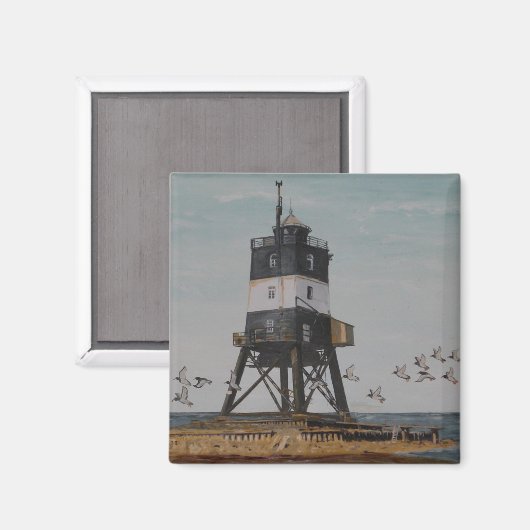 Alter Leuchtturm Voslap Magneet (Voorkant / Achterkant)