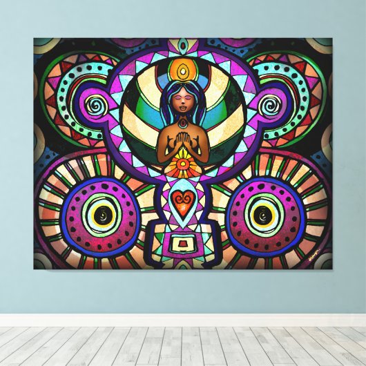 Alter of Gratitude Stretched Canvas Print (Insitu (Houten vloer))