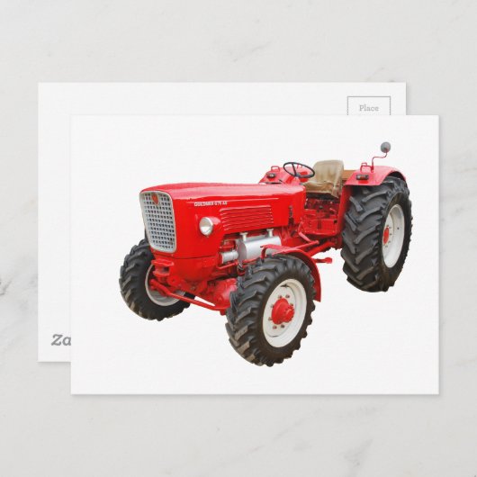 Alter Traktor Güldner G 75 AS Briefkaart (Voorkant / Achterkant)