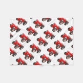 Alter Traktor Güldner G 75 AS Fleece Deken (Voorkant (Horizontaal))