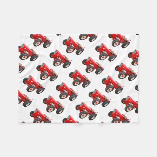 Alter Traktor Güldner G 75 AS Fleece Deken (Voorkant (Horizontaal))