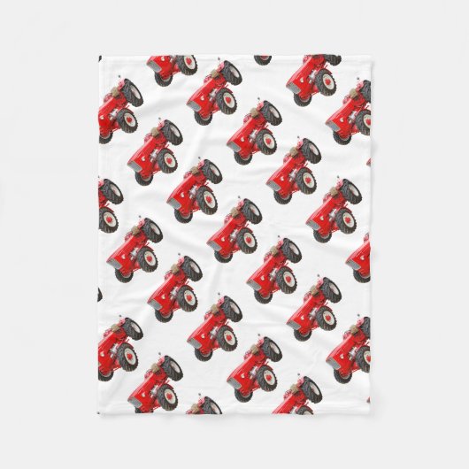 Alter Traktor Güldner G 75 AS Fleece Deken (Voorkant)