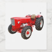 Alter Traktor Güldner Wijn Etiket (Enkel label)