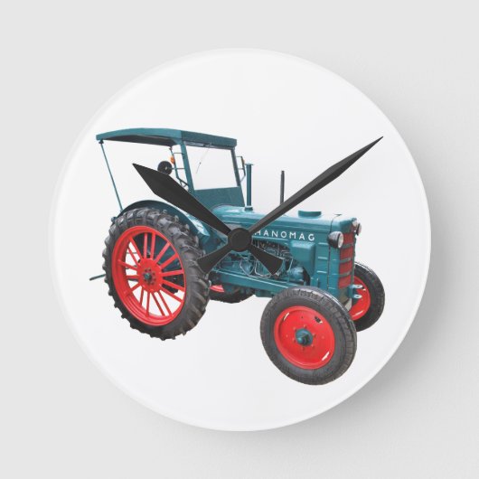 Alter Traktor Ronde Klok (Voorkant)