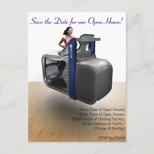 AlterG Open House Briefkaart (Voorkant)