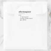 ALTERNAQUEER RONDE STICKER (Tas)