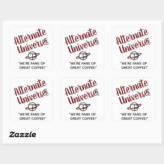 Alternate Universe Café stickers (Vel)
