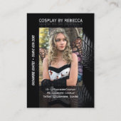 Alternate Universe Coscards Cosplay Trading Cards Visitekaartje (Achterkant)