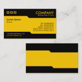 Alternatief - Ambergeel Visitekaartje (Voorkant / Achterkant)