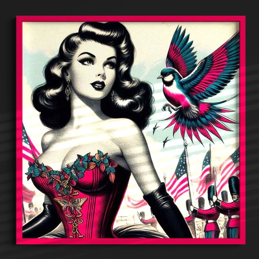  alternatief Corset Pin Up Poster