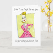 Alternatief feit, alternatieve feiten humor kaart (Gele Bloem)