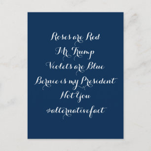 Alternatief Feit: Bernie Is My President Briefkaart