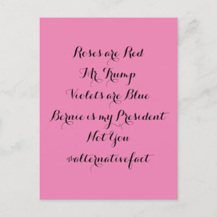 Alternatief Feit: Bernie Is My President Valentine Feestdagenkaart