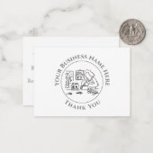 Alternatief geneesmiddel Dank u wel Notitiekaartje (Voorkant / Achterkant in situ)