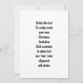 Alternatief grappig kerstfeest kaart (Achterkant)