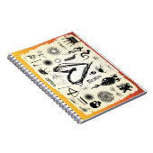 Alternatief Hart Schets Spiraal Notebook Notitieboek (Rechterzijde)