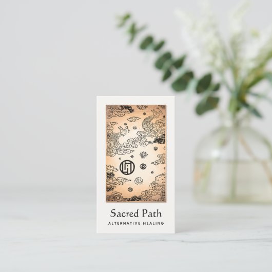 Alternatief & Holistic Medicine Visitekaartje (Staand voorkant)