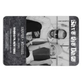 Alternatief ingericht Hipster Couple Dirty Metal Magneet (Horizontaal)