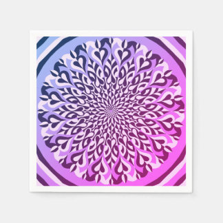 Alternatief kleur symmetrisch patroon servet