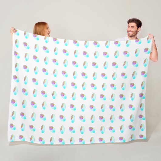 Alternatief met veren fleece deken (In situ)