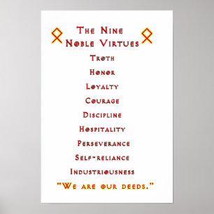 Alternatief Nine Noble Virtuals Poster