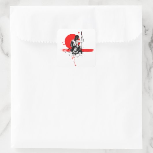 Alternatief: "Oude Samurai Sticker Set (Tas)