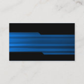 Alternatief - Penseelblauwe textuur Visitekaartje (Achterkant)